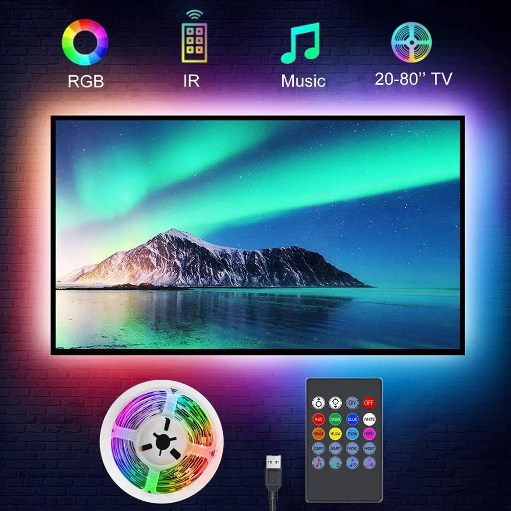 RGB LED TV Backlight Music Sync